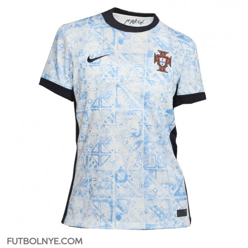 Camiseta Portugal Visitante Equipación para mujer Eurocopa 2024 manga corta